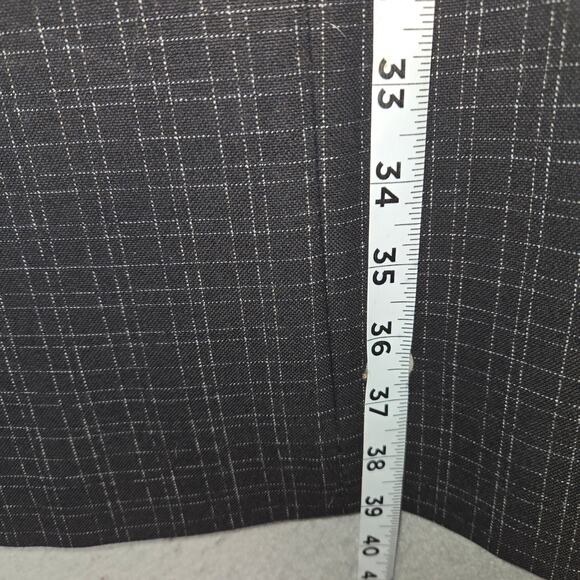 Classiques Entier Gray Plaid Size 6 Sheath Dress Career Business Office Casual - Picture 7 of 11
